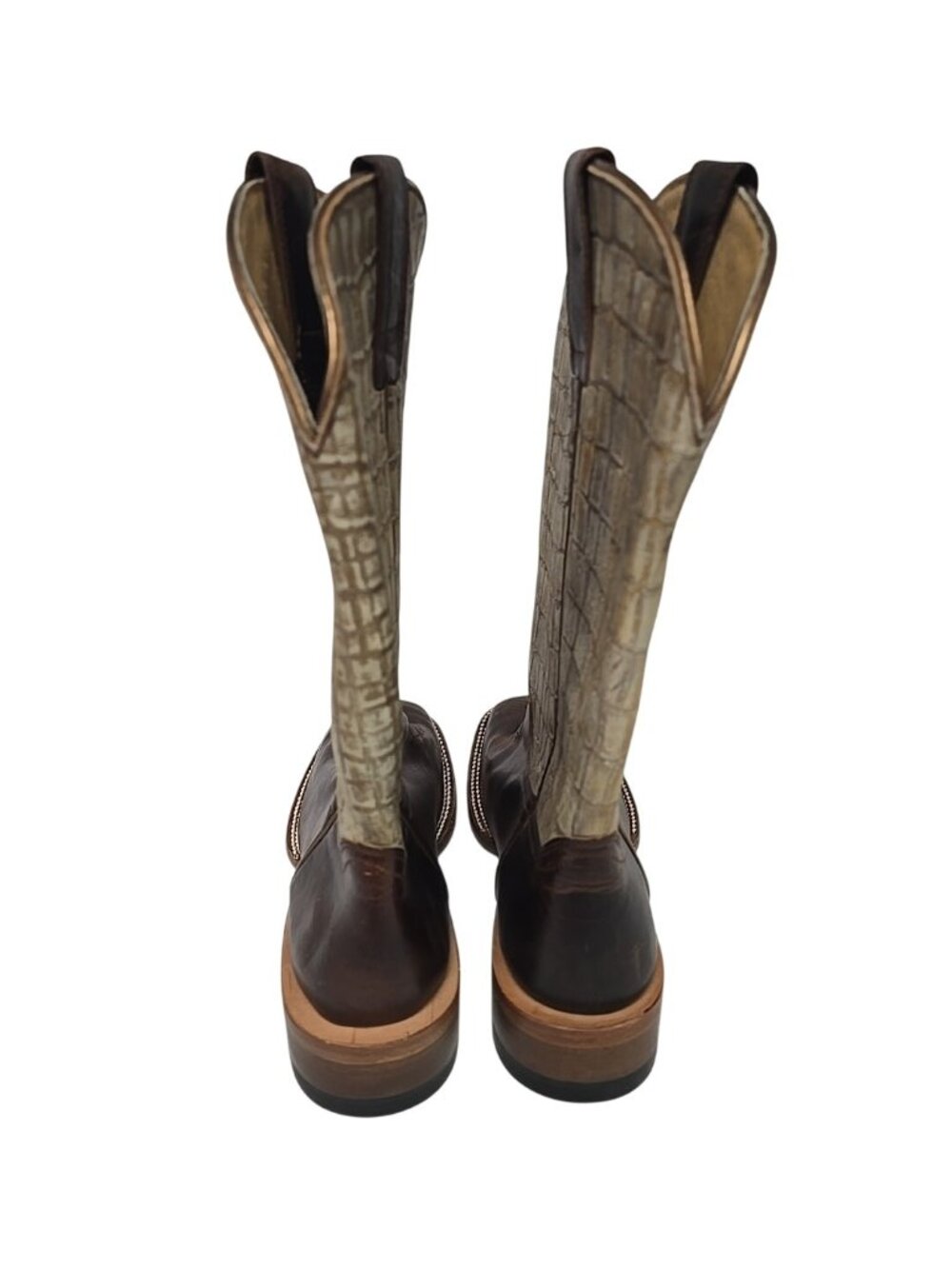 Shyanne Women's Wilder Western Boot Wide Square Toe -Bbshysp20p6-2 Brown 8.5M - Picture 3 of 8
